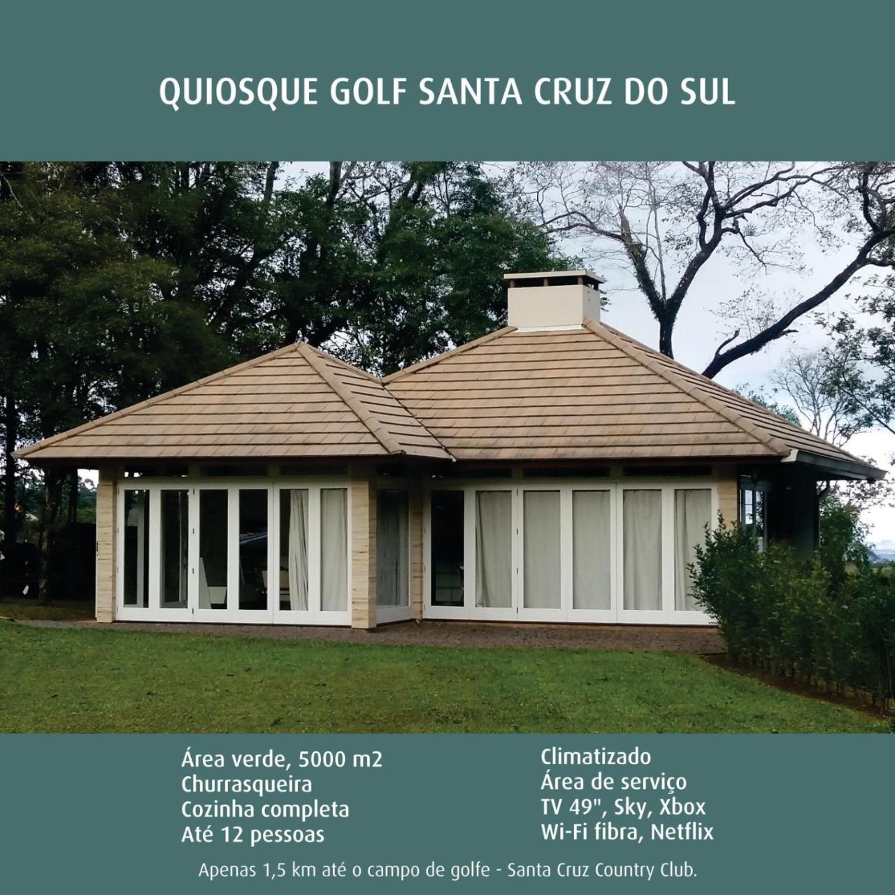 Quiosque Golf Santa Cruz Do Sulヴィラ エクステリア 写真
